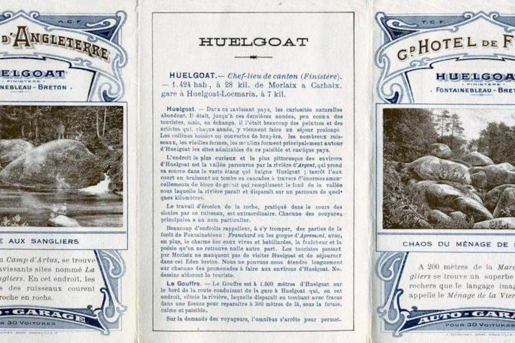 Vue Imprenable Sur Le Moulin Du Chaos ! Apartment Huelgoat Ngoại thất bức ảnh